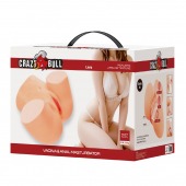 Телесный мастурбатор Liora с 2 любовными тоннелями - Baile - в Белгороде купить с доставкой