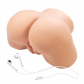 Телесный мастурбатор Olivia с 2 любовными отверстиями - Baile - в Белгороде купить с доставкой