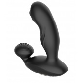 Черный вибромассажер простаты с вращающимся шариком - Secwell - в Белгороде купить с доставкой