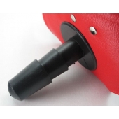 Красные трусики со штырьком для насадки - БДСМ Арсенал - купить с доставкой в Белгороде