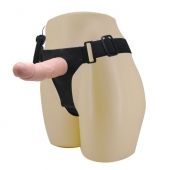Реалистичный страпон-фаллоимитатор на трусиках Ultra Passionate Harness - 15 см. - Baile - купить с доставкой в Белгороде
