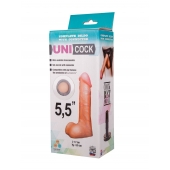 Фаллическая насадка Харнесс UNICOCK 5,5  - 17 см. - LOVETOY (А-Полимер) - купить с доставкой в Белгороде