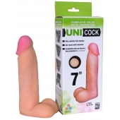 Фаллическая насадка Харнесс UNICOCK 7  - 19 см. - LOVETOY (А-Полимер) - купить с доставкой в Белгороде