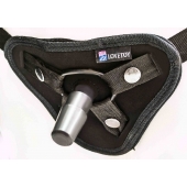 Вибрострапон с двумя насадками UniStrap - 18 и 18 см. - LOVETOY (А-Полимер) - купить с доставкой в Белгороде