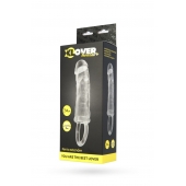 Прозрачная насадка с петлёй для фиксации - 14 см. - ToyFa - в Белгороде купить с доставкой