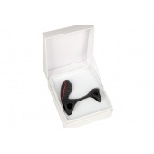 Чёрная насадка на фаллос Gladiator + LRS  с трехкнопочным пультом управления - Adrien Lastic - в Белгороде купить с доставкой