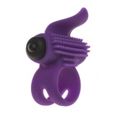 Эрекционное кольцо с подхватом мошонки и стимуляцией клитора Bullet Lastic Ring - Adrien Lastic - в Белгороде купить с доставкой