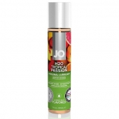 Смазка с ароматом тропических фруктов JO Flavored Tropical Passion - 30 мл. - System JO - купить с доставкой в Белгороде