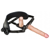 Женский страпон с вагинальной пробкой Woman Strap - 18 см. - LOVETOY (А-Полимер) - купить с доставкой в Белгороде