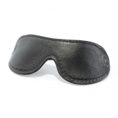 Кожаная маска на глаза - БДСМ Арсенал - купить с доставкой в Белгороде