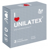 Презервативы с точками Unilatex Dotted - 3 шт. - Unilatex - купить с доставкой в Белгороде