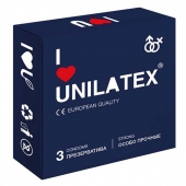 Ультрапрочные презервативы Unilatex Extra Strong - 3 шт. - Unilatex - купить с доставкой в Белгороде