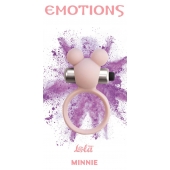 Розовое эрекционное виброколечко Emotions Minnie Light pink - Lola Games - в Белгороде купить с доставкой