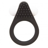 Чёрное эрекционное кольцо LIT-UP SILICONE STIMU RING 1 BLACK - Dream Toys - в Белгороде купить с доставкой