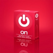 Супертонкие презервативы ON) Super Thin - 3 шт. - ON) - купить с доставкой в Белгороде