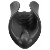 Чёрный мастурбатор Vibrating Silicone Stimulator с вибрацией - Pipedream - в Белгороде купить с доставкой