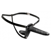 Женский страпон с вагинальной пробкой Double Penetrix Strap-on - 15 см. - Pipedream - купить с доставкой в Белгороде