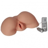 Телесная вибровагина из киберкожи с выносным пультом - LOVETOY (А-Полимер) - в Белгороде купить с доставкой