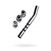 Металлический анальный душ с тремя насадками - ToyFa - купить с доставкой в Белгороде