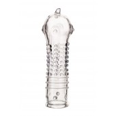 Прозрачная закрытая насадка на пенис TOYFA A-Toys - 14,7 см. - A-toys - в Белгороде купить с доставкой