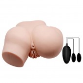 Телесный полуторс с двумя любовными тоннелями и вибрацией - Baile - в Белгороде купить с доставкой