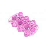 Розовая насадка на пенис Rings Armour - Lola Games - в Белгороде купить с доставкой