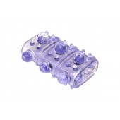 Фиолетовая насадка на пенис Rings Armour - Lola Games - в Белгороде купить с доставкой