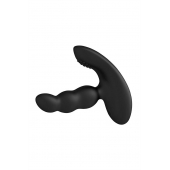 Черный силиконовый стимулятор простаты Levett Nitoc с пультом ДУ - Levett - в Белгороде купить с доставкой