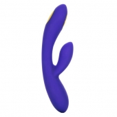 Фиолетовый вибратор с функцией электростимуляции Intimate E-Stimulator Dual Wand - 21,5 см. - California Exotic Novelties - купить с доставкой в Белгороде