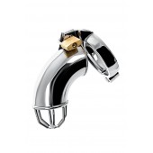 Серебристый мужской пояс верности TOYFA Metal - ToyFa - купить с доставкой в Белгороде