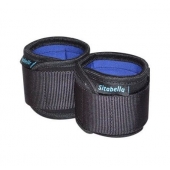 Неопреновые черно-синие наручники - Sitabella - купить с доставкой в Белгороде