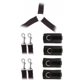 Комплект наручников и поножей LUXURIOUS BED RESTRAINT CUFF SET - Blush Novelties - купить с доставкой в Белгороде