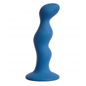 Синяя анальная пробка Terra - 12 см. - Le Frivole