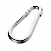 Серебристый карабин TOYFA Metal - ToyFa - купить с доставкой в Белгороде