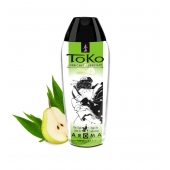 Интимный гель TOKO Pear   Exotic Green Tea с ароматом груши и зеленого чая - 165 мл. - Shunga - купить с доставкой в Белгороде