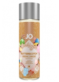 Смазка на водной основе Candy Shop Butterscotch с ароматом ирисок - 60 мл. - System JO - купить с доставкой в Белгороде
