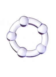 Фиолетовое эрекционное кольцо A-Toys - A-toys - в Белгороде купить с доставкой