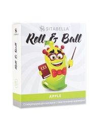 Стимулирующий презерватив-насадка Roll   Ball Apple - Sitabella - купить с доставкой в Белгороде