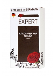 Гладкие презервативы Expert  Классическая опера  - 12 шт. - Expert - купить с доставкой в Белгороде