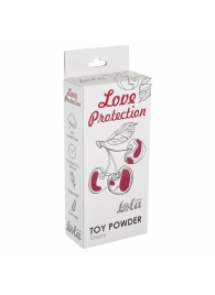 Пудра для игрушек Love Protection с ароматом вишни - 30 гр. - Lola Games - купить с доставкой в Белгороде