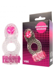 Прозрачное эрекционное кольцо Erowoman-Eroman - Erowoman-Eroman - в Белгороде купить с доставкой