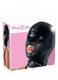 Черная эластичная маска на голову с отверстием для рта - Orion - купить с доставкой в Белгороде