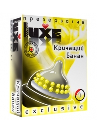 Презерватив LUXE  Exclusive  Кричащий банан  - 1 шт. - Luxe - купить с доставкой в Белгороде