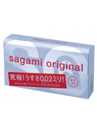 Ультратонкие презервативы Sagami Original - 6 шт. - Sagami - купить с доставкой в Белгороде