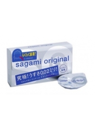 Ультратонкие презервативы Sagami Original QUICK - 6 шт. - Sagami - купить с доставкой в Белгороде