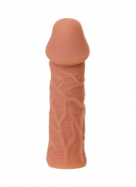 Телесная реалистичная насадка KOKOS Extreme Sleeve 05 с дополнительной стимуляцией - 12,7 см. - KOKOS - в Белгороде купить с доставкой