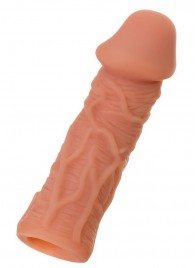 Телесная реалистичная насадка KOKOS Extreme Sleeve 05 с дополнительной стимуляцией - 12,7 см. - KOKOS - в Белгороде купить с доставкой
