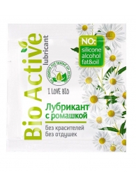 Пробник лубриканта на водной основе Bio Active - 3 гр. - Биоритм - купить с доставкой в Белгороде