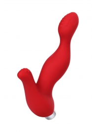Красный силиконовый вибростимулятор простаты Proman - 12,5 см. - ToyFa - в Белгороде купить с доставкой