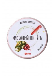 Массажная свеча «Массажный коктейль» с ароматом пина колады - 30 мл. - ToyFa - купить с доставкой в Белгороде